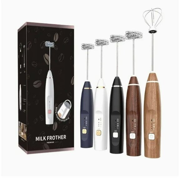 Milk Frother Handheld - Black - NWT - Picture 4 of 4